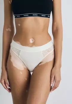 Стринги THONG DESIGN HUGO, слоновая кость