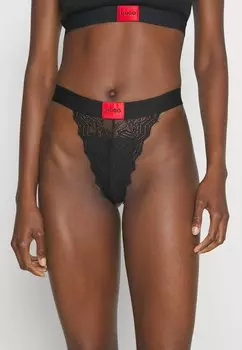Стринги THONG HUGO, черный
