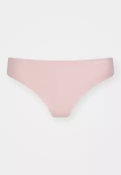 Стринги THONG MID RISE Calvin Klein Underwear, бежевый