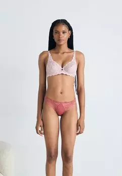 Стринги THONG SENSUAL STRETCH LACE Calvin Klein Underwear, кремовый