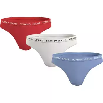 Стринги Tommy Jeans Classic 3 units, разноцветный