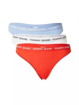 Стринги Tommy Jeans, цвет Light blue/Red/White