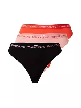 Стринги Tommy Jeans Thong, цвет rose/red/black
