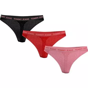 Стринги Tommy Jeans UW0UW05010 3 шт, разноцветный