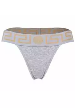 Стринги - трусики-стринги topeka из органического хлопка би-стрейч Versace, серый
