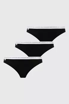 Стринги упаковка из 3 шт Lacoste, черный