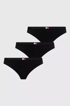 Стринги упаковка из 3 шт. Tommy Jeans, черный