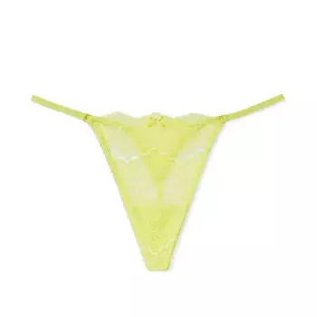 Стринги Victoria`s Secret Mesh and Lace, лимонный