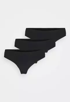 Стринги VMDIKTE 3 PACK Vero Moda, черный