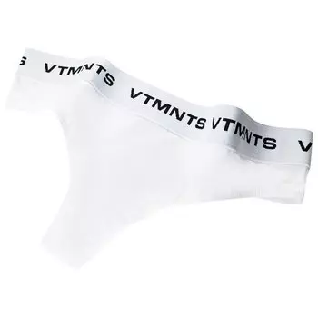 Стринги VTMNTS Logo Thong, белый
