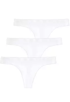 Стринги Yenita s Invisible 3 шт aus Mikrofaser, белый