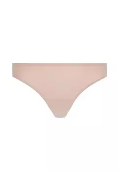 Стринги женские - кружево, веревка, мягкий стрейч, бесшовные, невидимки, один размер 36-44 CHANTELLE, цвет Beige One Size