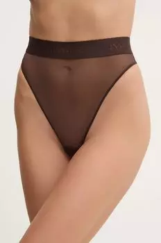 Стринги Zhilyova, коричневый