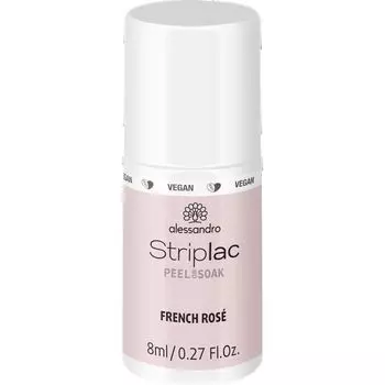 STRIPLAC PEEL OR SOAK FRENCH PINK - ВЕГАНСКИЙ Alessandro, 8 ml