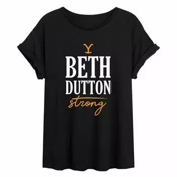 Строгая струящаяся футболка Yellowstone Beth Dutton для юниоров Licensed Character
