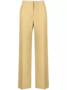 Строгие брюки с завышенной талией Jil Sander, желтый