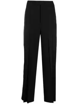 Строгие брюки широкого кроя VALENTINO GARAVANI, черный