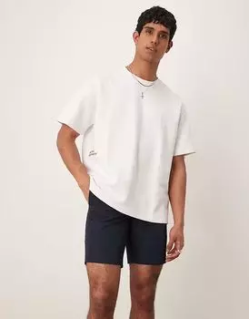 Строгие шорты прямого кроя ASOS DESIGN темно-синего цвета