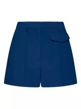 Строгие шорты с карманами Blanca Vita, синий