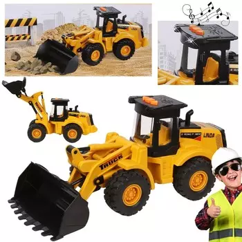 Строительная машина, фронтальный погрузчик, детская игрушка MEGA CREATIVE
