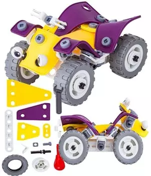 Строительные блоки DIY Гибкая формула 1 Quad Вертолет Винты Отвертка PakaNiemowlaka