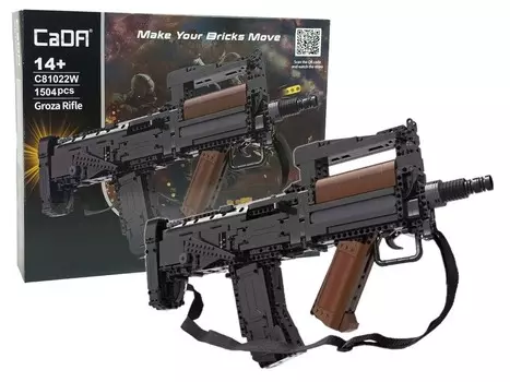 Строительные блоки для винтовки Groza, 1504 шт. CADA, 10 пуль lean