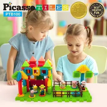 Строительные блоки Farm HedgeHog, 100 шт. Picassotiles