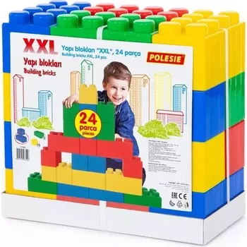 Строительные блоки Polesie xxl, 24 детали