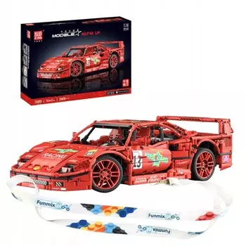 СТРОИТЕЛЬНЫЕ БЛОКИ СПОРТИВНЫЙ ГОНОЧНЫЙ АВТОМОБИЛЬ F40 2688 шт. МОЛД КОРОЛЬ 13095 Mould King