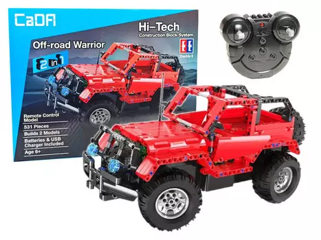 Строительные кирпичи дистанционно управляемые элементы Jeep CADA 2.4G 531 Lean Toys