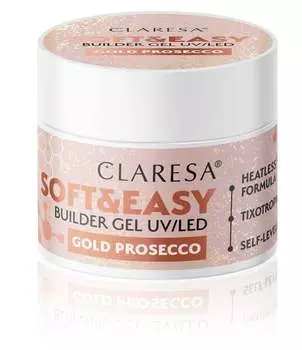 Строительный гель 12г CLARESA GOLD PROSECCO