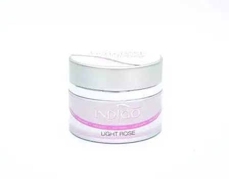 Строительный гель, 30 мл Indigo, Easy Shape Light Rose