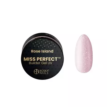 Строительный гель Boska Nails Miss Perfect Rose Island, 50 мл