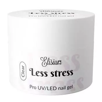 Строительный гель, прозрачный, 40 мл Elisium, Less Stress Builder Gel