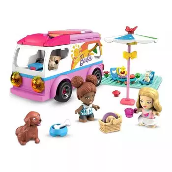 Строительный набор Mega Bloks Mega Barbie Adventure DreamCamper (123 детали) Mega Bloks