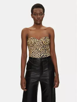 Стройное боди Mio KK324XPL300656 Norma Kamali, коричневый