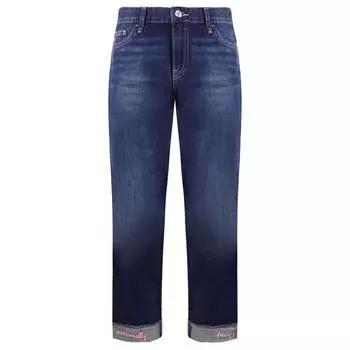 Стройной девушке подходят женские джинсы Emporio Armani, синий