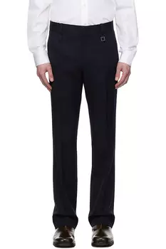 Стройные прямые брюки Wooyoungmi, синий