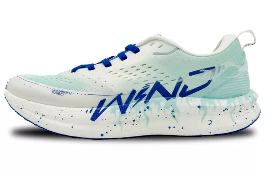 Strong Wind SE - Кроссовки для бега при сильном ветре, мужские, низкие, синий/красный Qiaodan