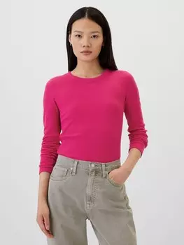Структурированная футболка Gap, розовый