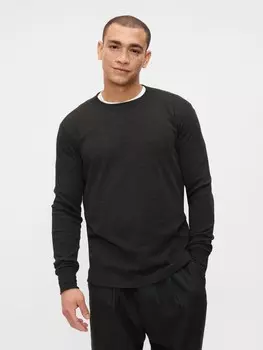 Структурированная футболка Gap, серый