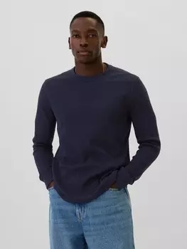Структурированная футболка Gap, синий