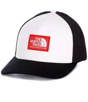 Структурированная кепка дальнобойщика The North Face с логотипом и нашивками, черный