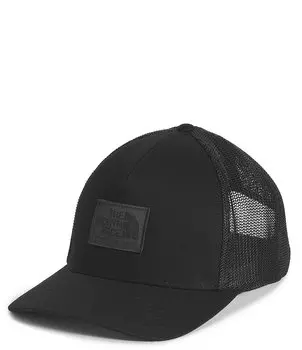 Структурированная кепка дальнобойщика The North Face с логотипом и нашивками, черный