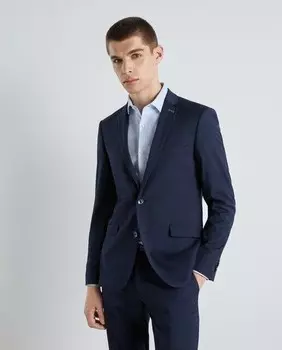 Структурированная мужская куртка Easy Wear, темно-синий