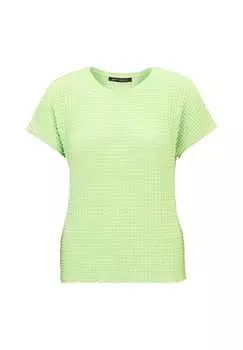 Структурированная рубашка с вырезом-лодочкой Betty Barclay, зеленый