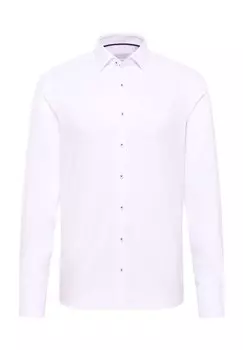 Структурированная рубашка SLIM FIT ETERNA, белый