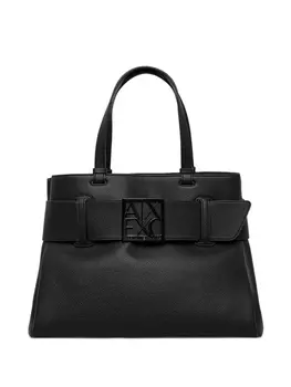 Структурированная сумка-тоут Armani Exchange, черный