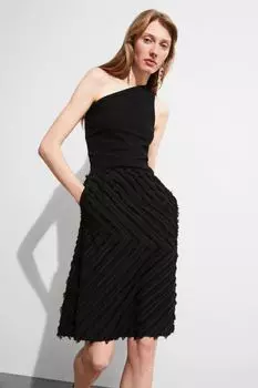 Структурированная юбка-карандаш длины миди & Other Stories, черный