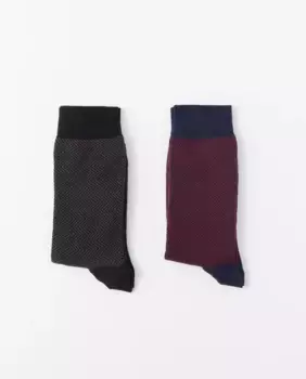 Структурированная упаковка носков Sfera, бордовый